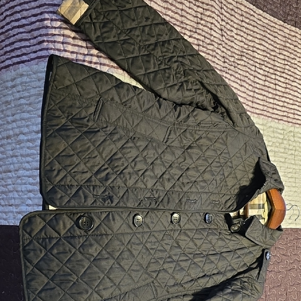 Burberry Black Quilted Jacket